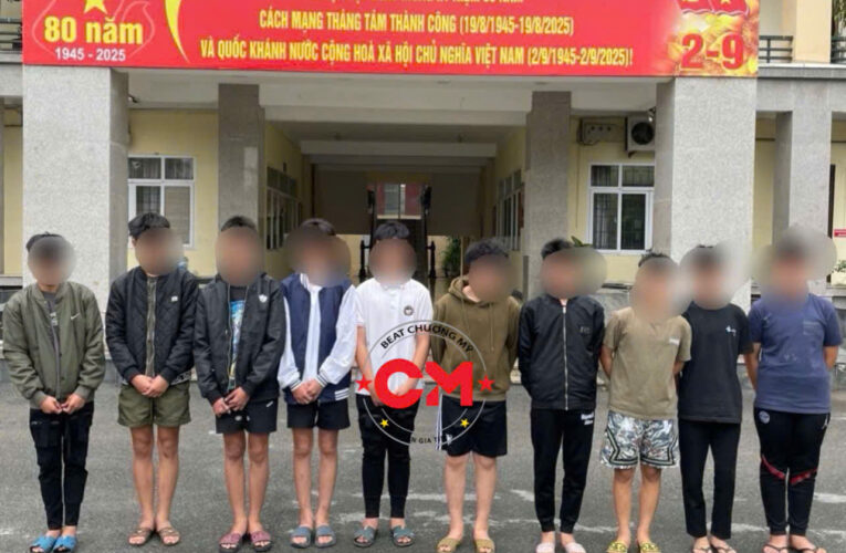 Làm rõ nhóm đối tượng 2k9,2k10 ở Hữu Văn (cũ) về hành vi gây dối trật tự công cộng.